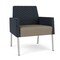 Lesro Mystic Lounge Reception Guest Chair, Silver, RS NightSky Back, MD Farro Seat, RS NightSky Panels ML1101 - alternate 1
